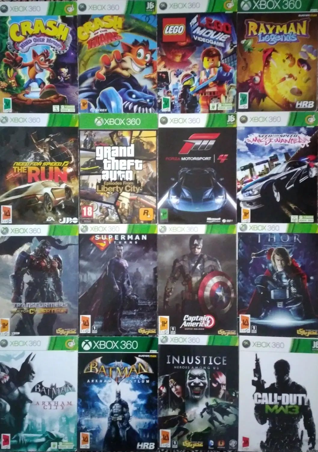 پک 17 بازی xbox360 با قیمت خود محصول نه مغازه ای|کنسول، بازی ویدئویی و آنلاین|تهران, شهرک شریعتی|دیوار