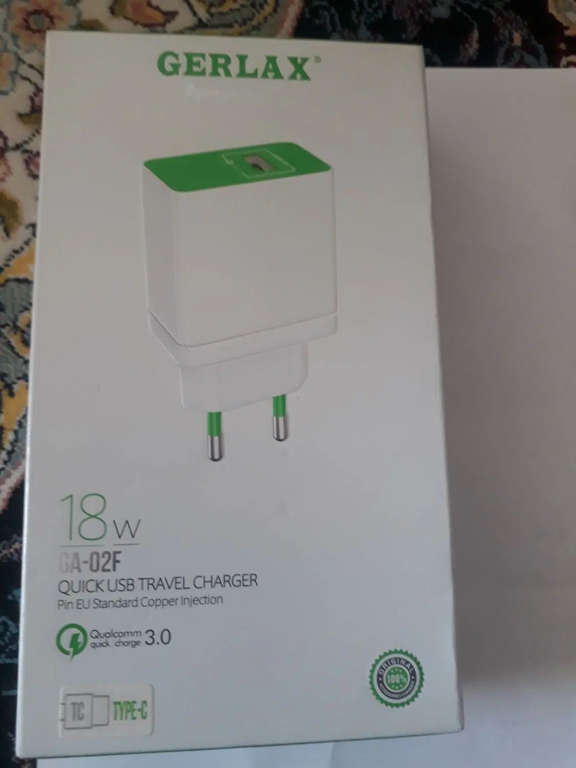 شارژر دیواری جرلکس مدل GA-02F|لوازم جانبی موبایل و تبلت|کرج, حصارک پایین|دیوار