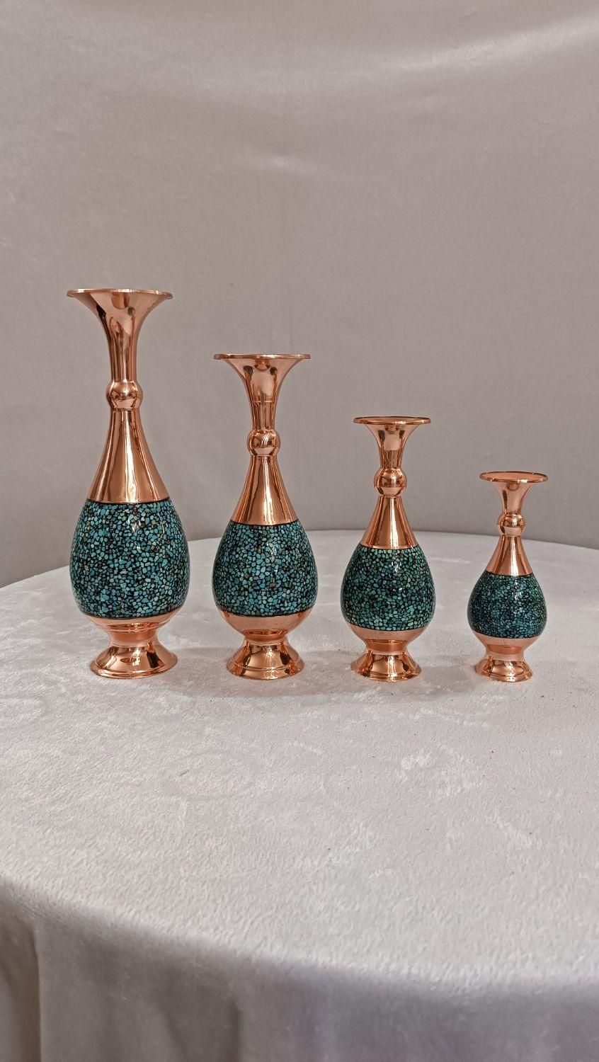 مس فیروزه‌ای با سنگ اصل فیروزه ای نیشابور|صنایع دستی و سایر لوازم تزئینی|تهران, مشیریه|دیوار