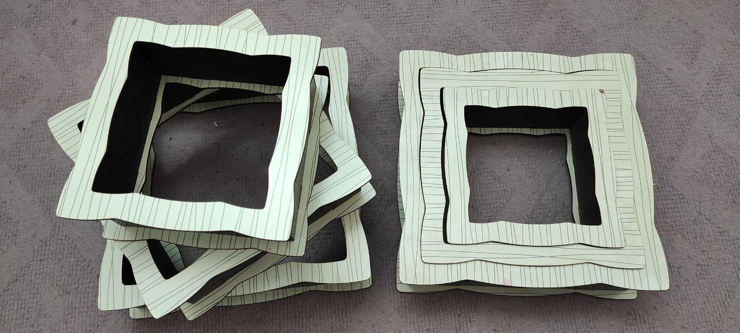 باکس دیواری 6 عدد|کتابخانه، شلف، قفسههای دیواری|بجنورد, |دیوار