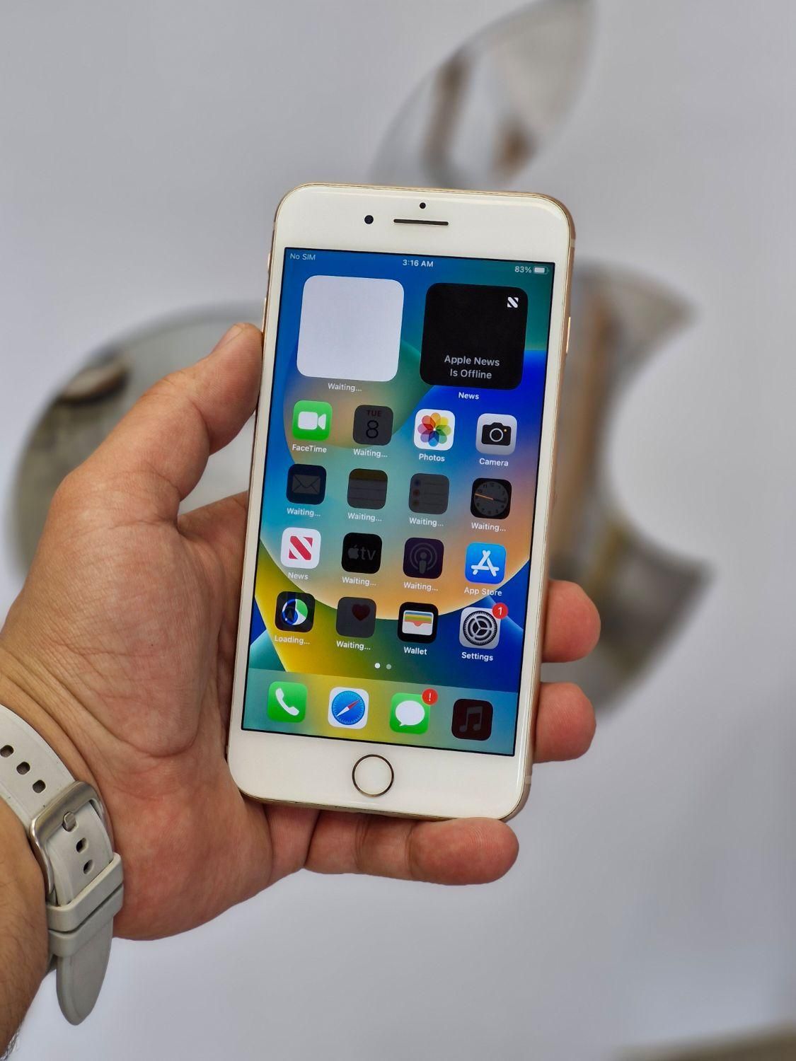 اپل iPhone 7 Plus پک اصلی 128 گیگ سلامت بشرط|موبایل|رشت, لاکانی|دیوار