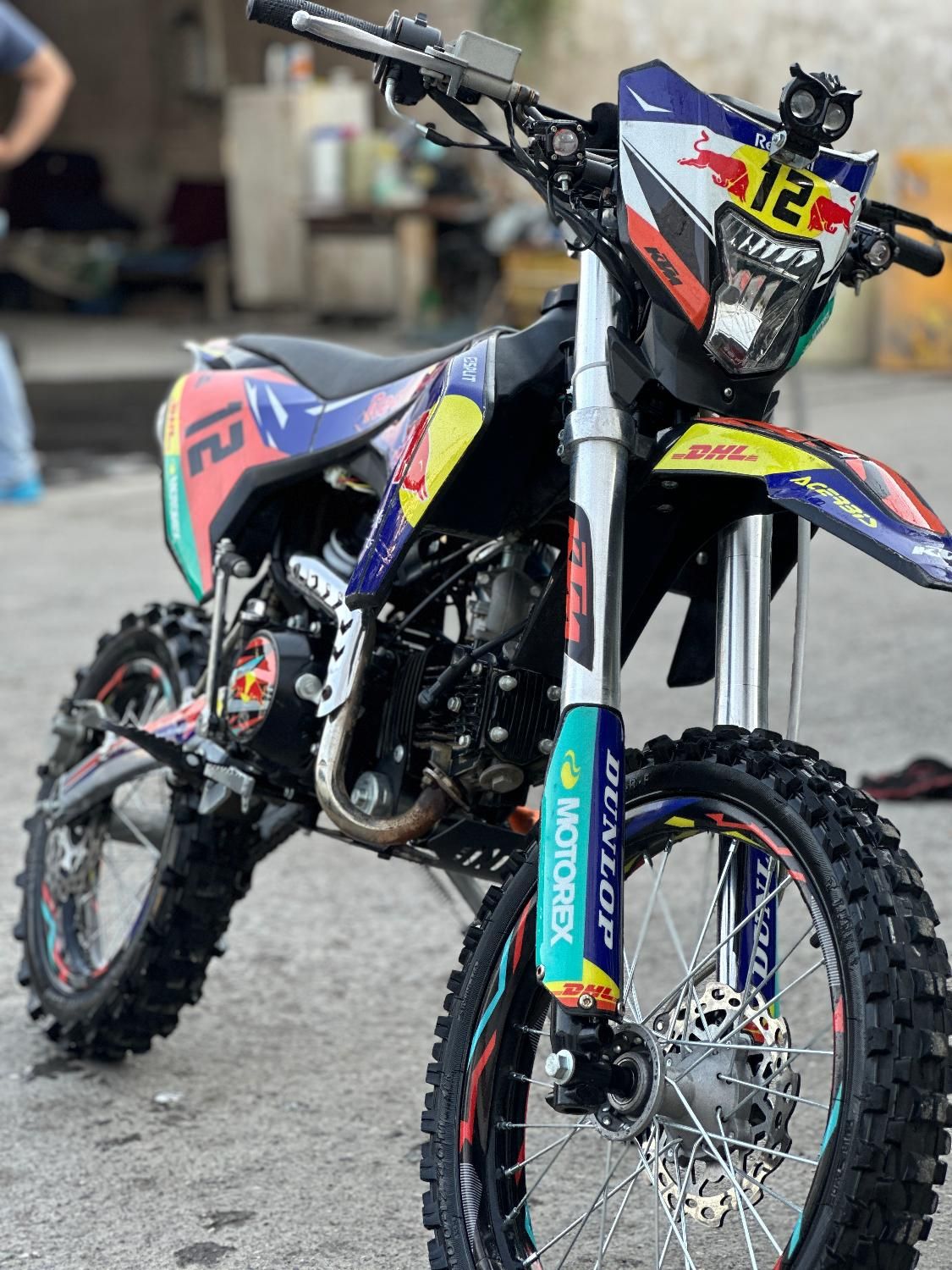 موتور مینی کراس ۱۲۵ cc معاوضه با کیلیک|موتورسیکلت|گرگان, |دیوار