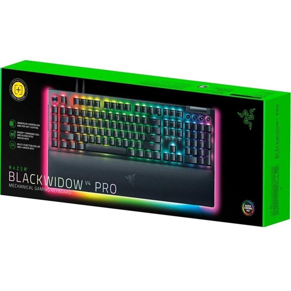 کیبورد گیمینگ ریزر blackwidow v4 pro مکانیک razer|قطعات و لوازم جانبی رایانه|تهران, ونک|دیوار