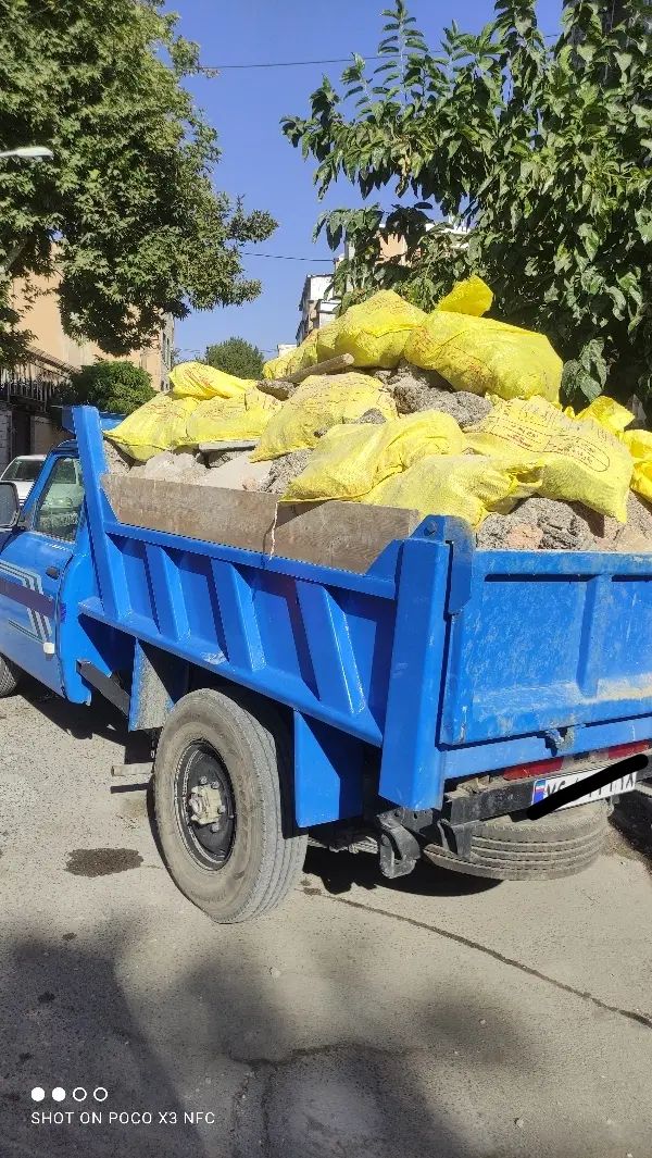 حمل نخاله ماسه مصالح بانیسان کمپرسی اتاق بزرگ|خدمات حمل و نقل|همدان, |دیوار