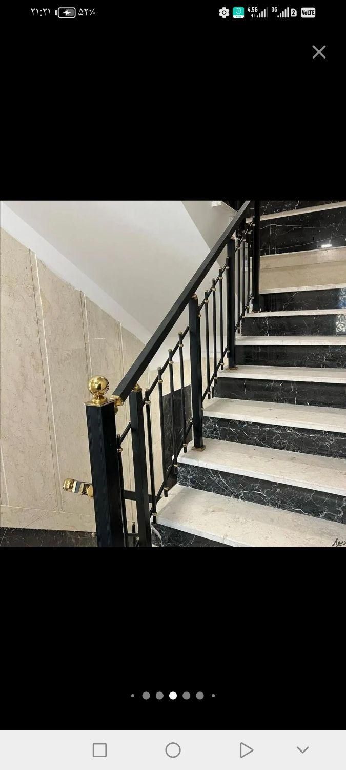 نرده استیل آهنی چوبی شیشه راه پله بالکن حفاظ پنجره|خدمات پیشه و مهارت|کرمانشاه, |دیوار