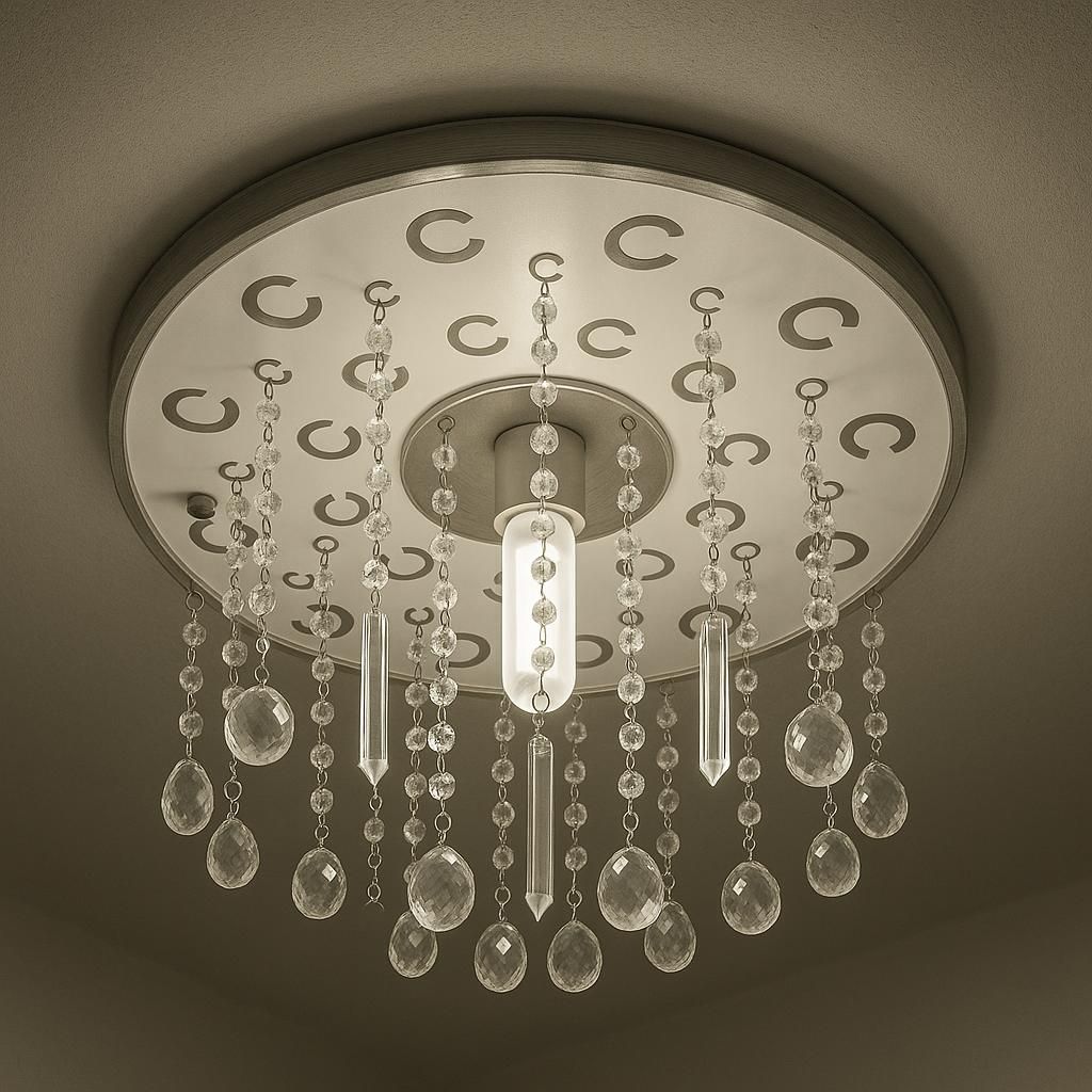 لوستر مدرن دایره طرح یونیک به همراه لامپ LED|لوستر و چراغ آویز|فولادشهر, فولادشهر|دیوار