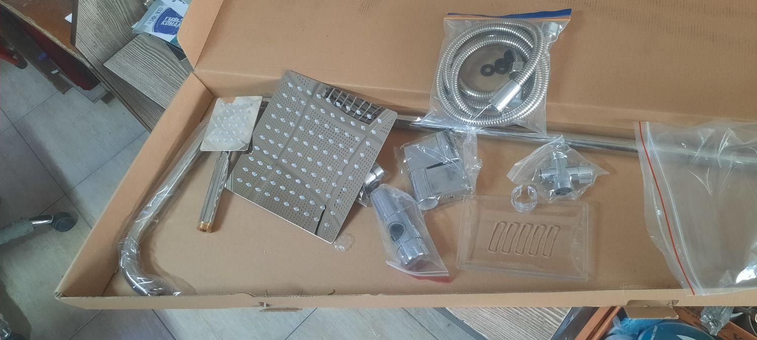 علم دوش دوکاره استیل|لوازم حمام|اصفهان, شاه پسند|دیوار