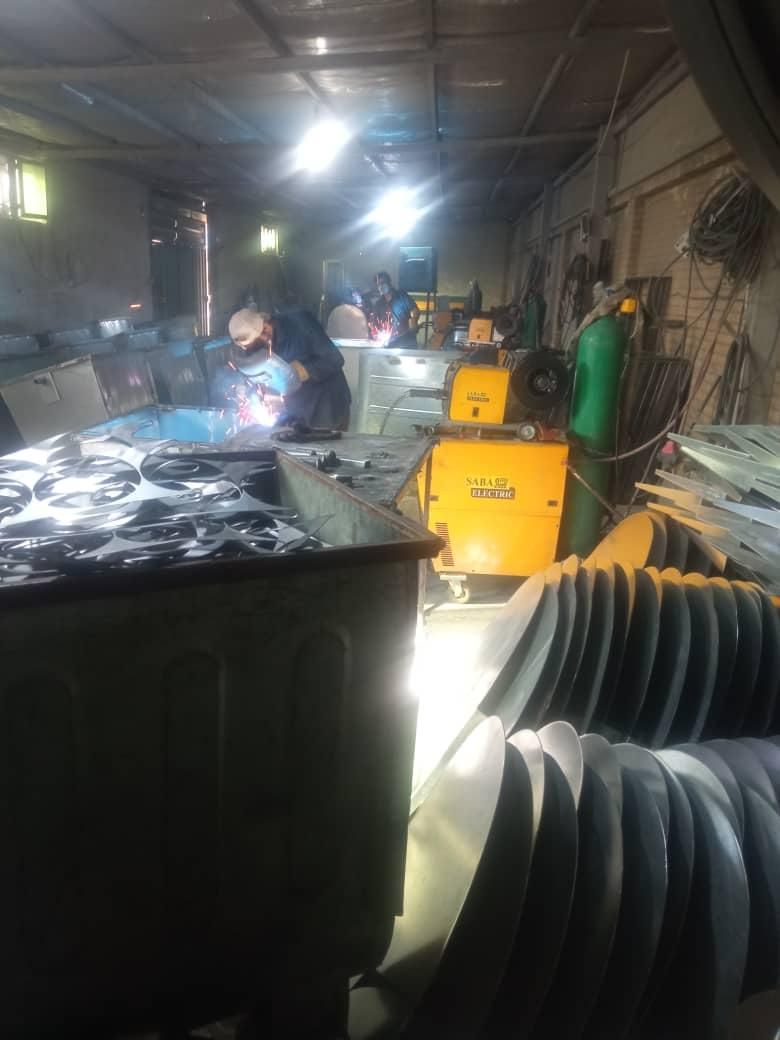 مخزن زباله ۱۱۰۰ و ۷۷۰ و ۶۶۰ لیتری / سطل زباله شهری|لوازم نظافت|تهران, صادقیه|دیوار