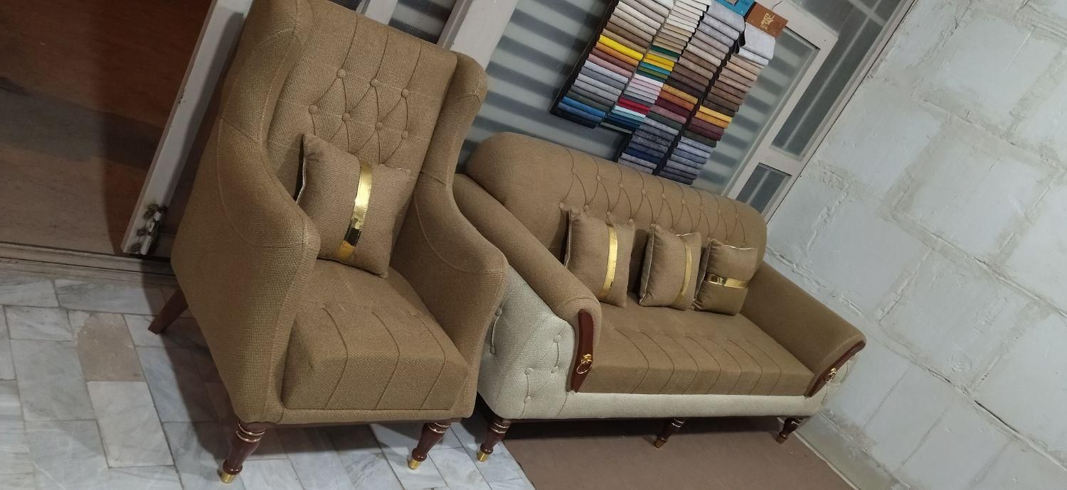 مبل راحتی طرح تعویض و تعمیر با کیفیت و قیمت مختلف|مبلمان خانگی و میز عسلی|قم, امامزاده ابراهیم|دیوار