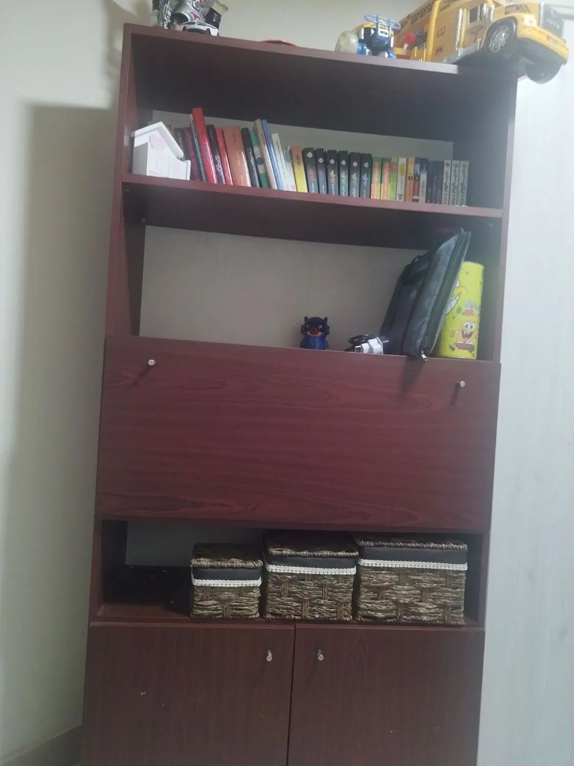 کتابخانه چوبی|کتابخانه، شلف، قفسه‌های دیواری|تهران, جیحون|دیوار