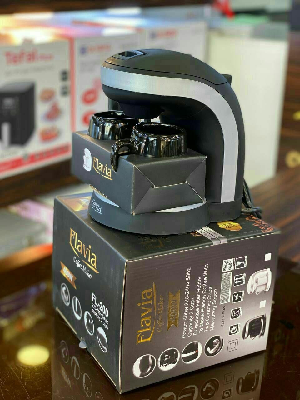 قهوه جوش دو فنجان فلاویا|سماور، چای‌ساز، قهوه‌ساز|تبریز, |دیوار