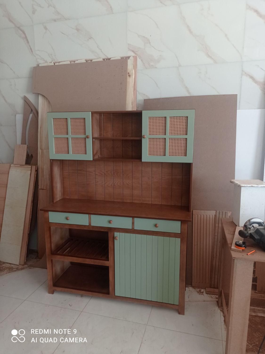 فروش کافی بار حصیری ام دی اف|بوفه، ویترین، کنسول|نسیمشهر, |دیوار