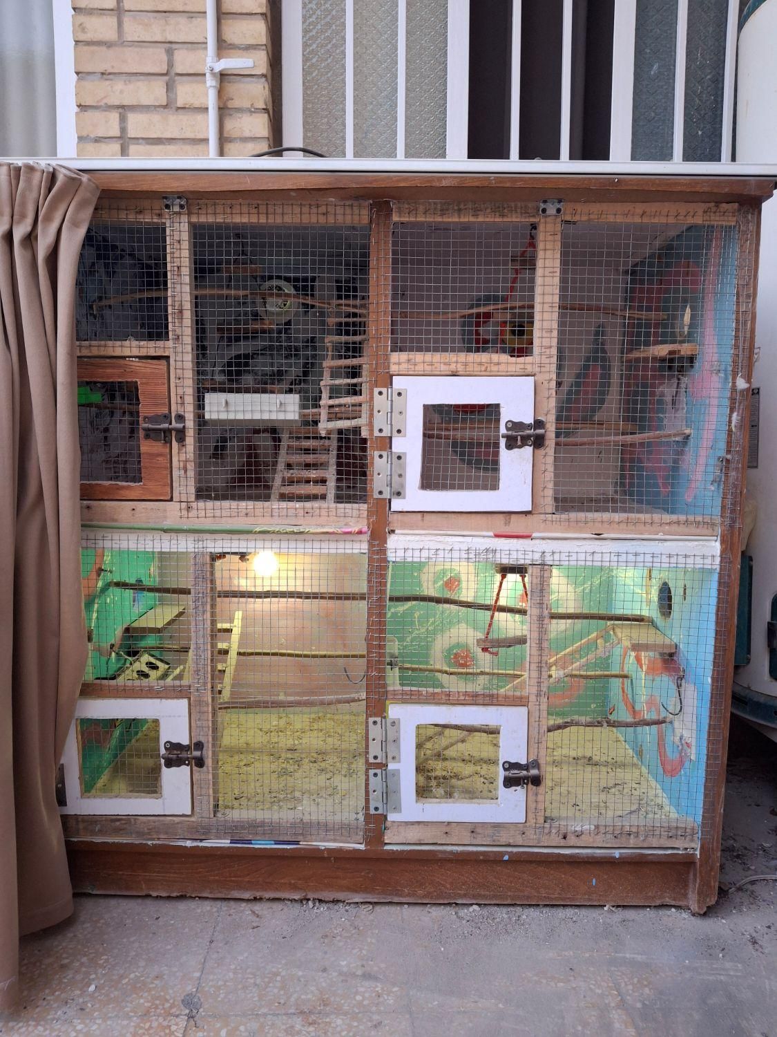 قفس مخصوص طوطی|لوازم جانبی حیوانات|بهبهان, |دیوار