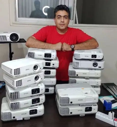 ویدیو پروژکتور دیتاشو مدل اپسون ژاپنی|تلویزیون و پروژکتور|کرج, اصفهانی‌ها|دیوار