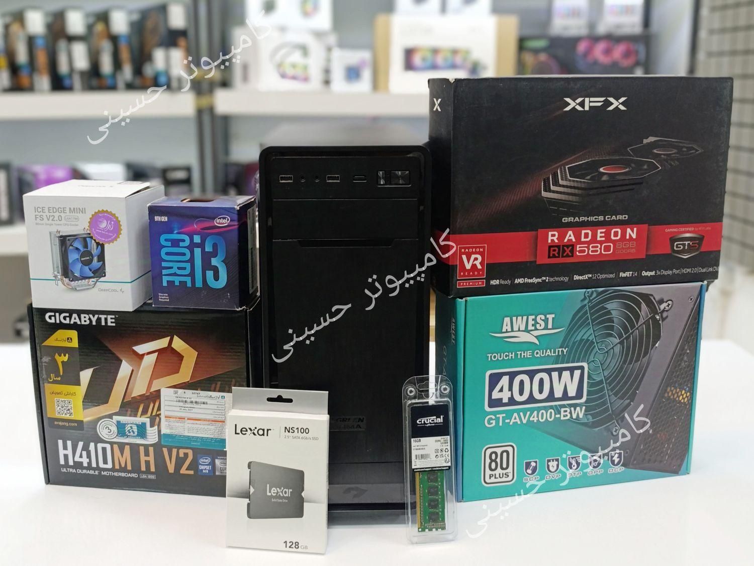 کیس کامپیوتر گیمینگ نسل۱۰ رم۱۶ هاردSSD گرافیک 8gb|رایانه رومیزی|مشهد, حجت|دیوار