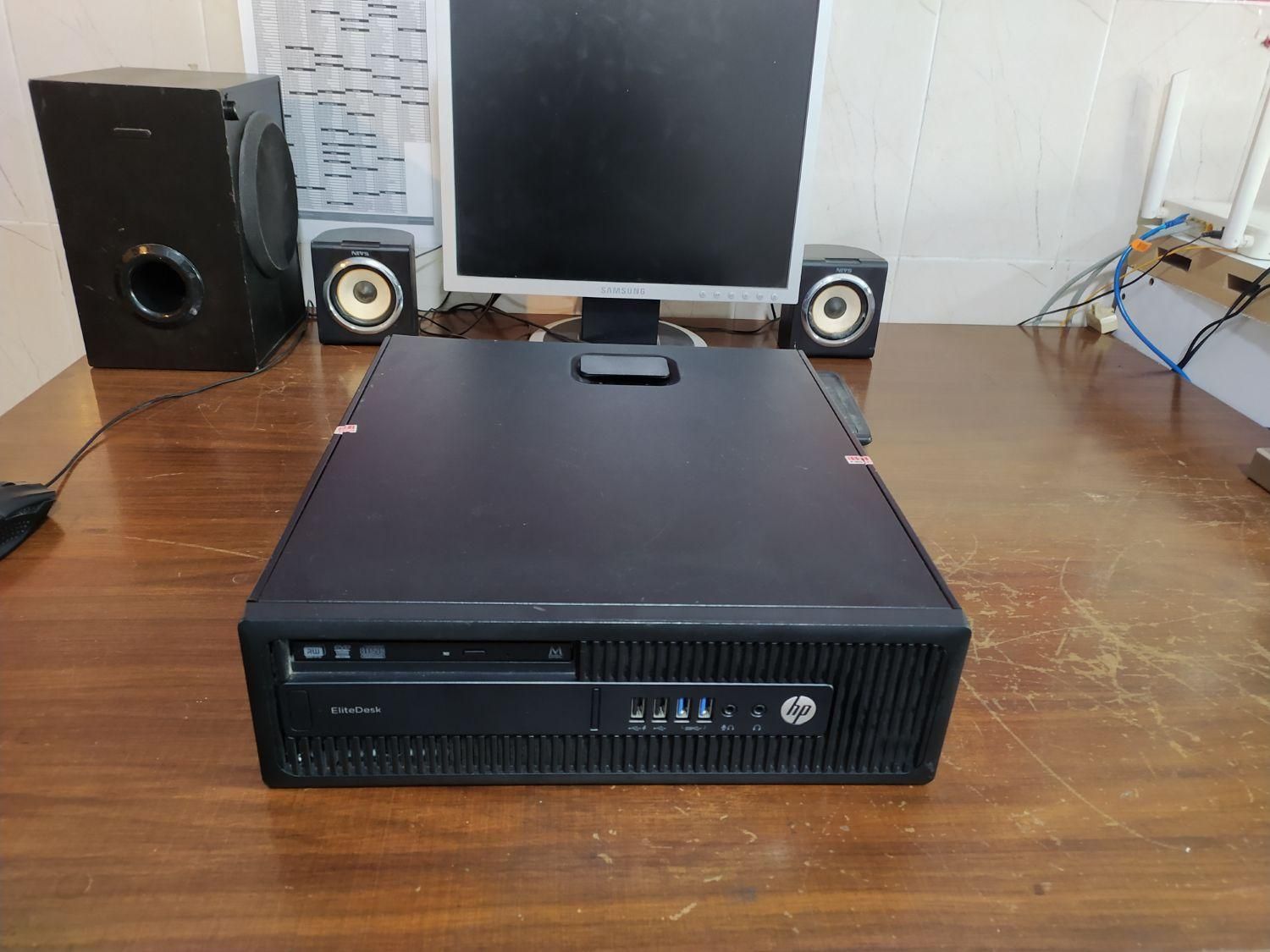 مینی کیس Hp i3 نسل 6 با SSD|رایانه رومیزی|چالوس, |دیوار