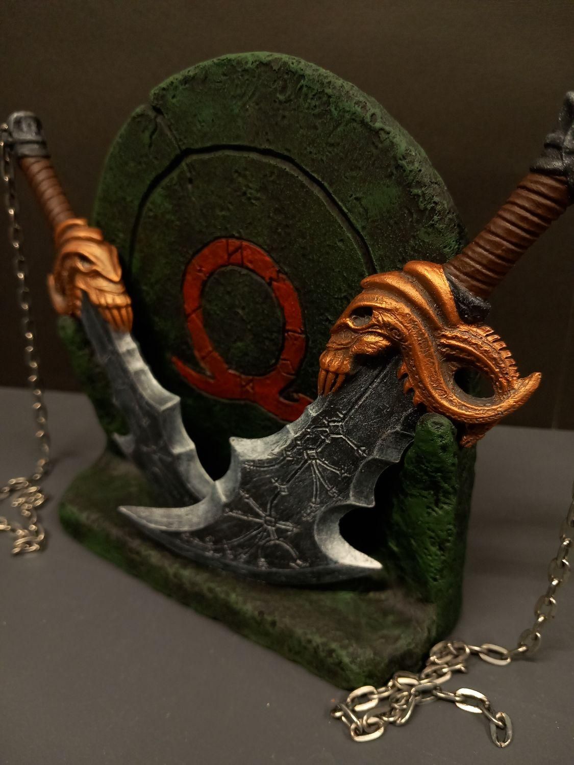استند خنجر های آشوب کریتوس (God of war )|مجسمه، تندیس، ماکت|تهران, شیخ هادی|دیوار
