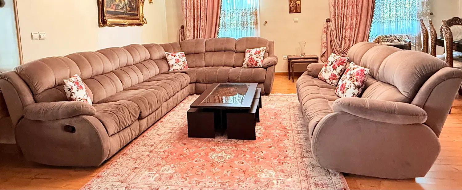 مبل ال همراه یک کاناپه|مبلمان خانگی و میز عسلی|تهران, دروس|دیوار