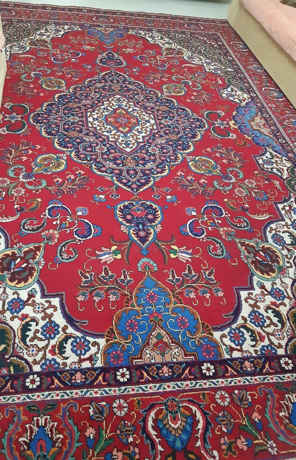 فرش دستبافت ۱۲متری تبریز|فرش|قزوین, |دیوار