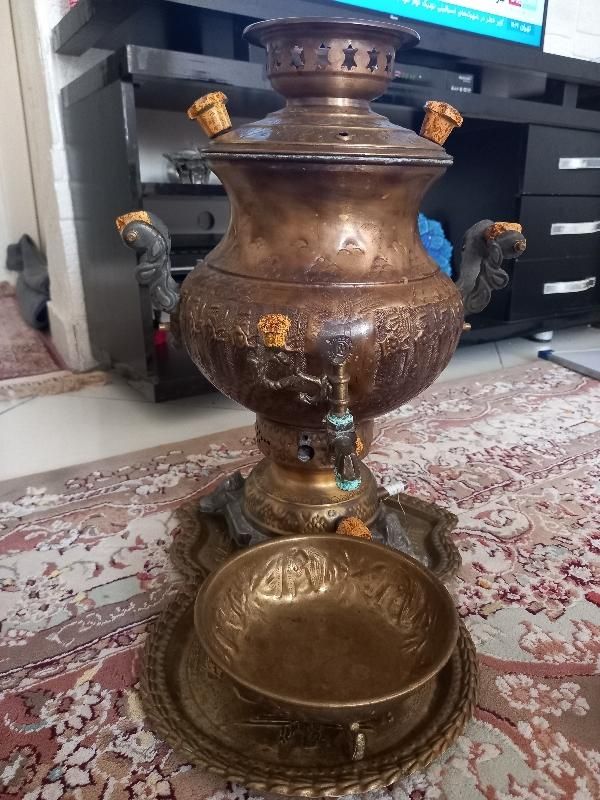 سماور مسی|سماور، چای‌ساز، قهوه‌ساز|تهران, دهکده المپیک|دیوار