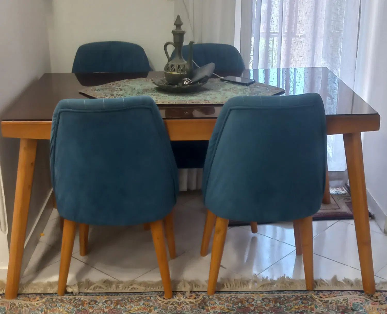 فروش مبلمان هفت نفره و میز نهارخوری شش نفره|مبلمان خانگی و میز عسلی|کرج, شهرک اوج|دیوار