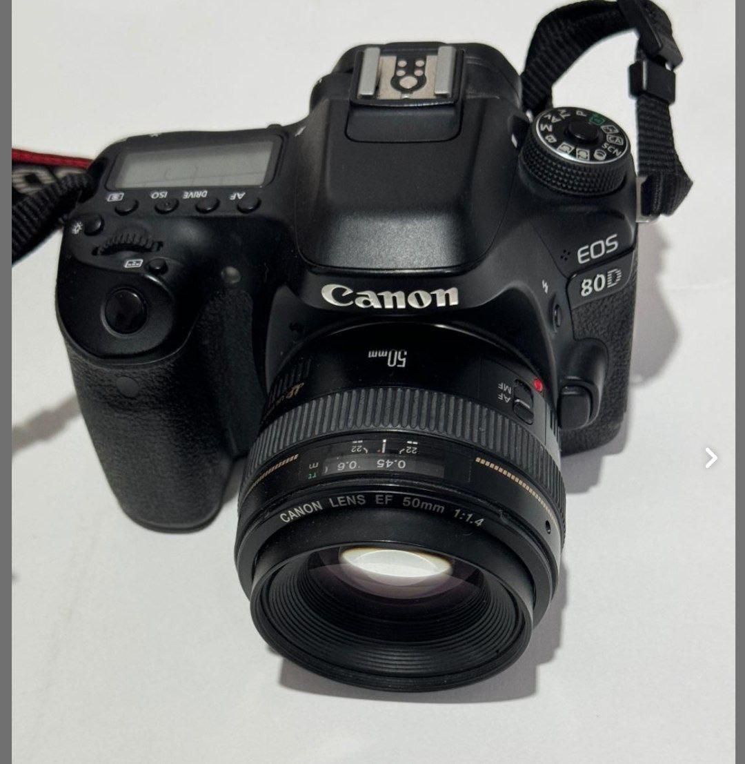 دوربین عکاسی فیلمبرداری 80d canonبا لنز 50mm f 1/4|دوربین عکاسی و فیلم‌برداری|تهران, دروازه شمیران|دیوار