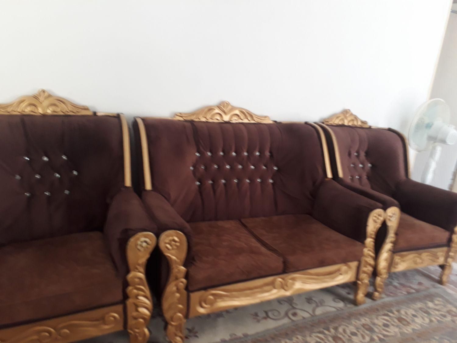 مبل هف نفر سالم ،بدون پارگی|مبلمان خانگی و میز عسلی|قوچان, |دیوار