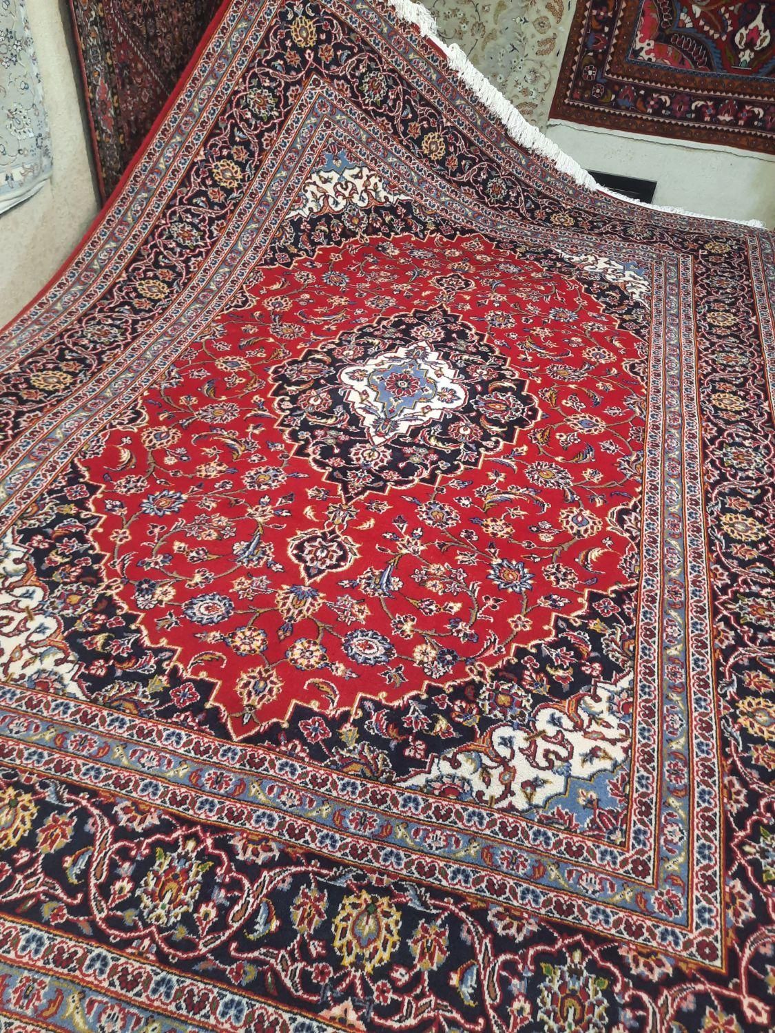 یک جفت فرش ۶ متری دستباف کاشان|فرش|کرج, برغان|دیوار