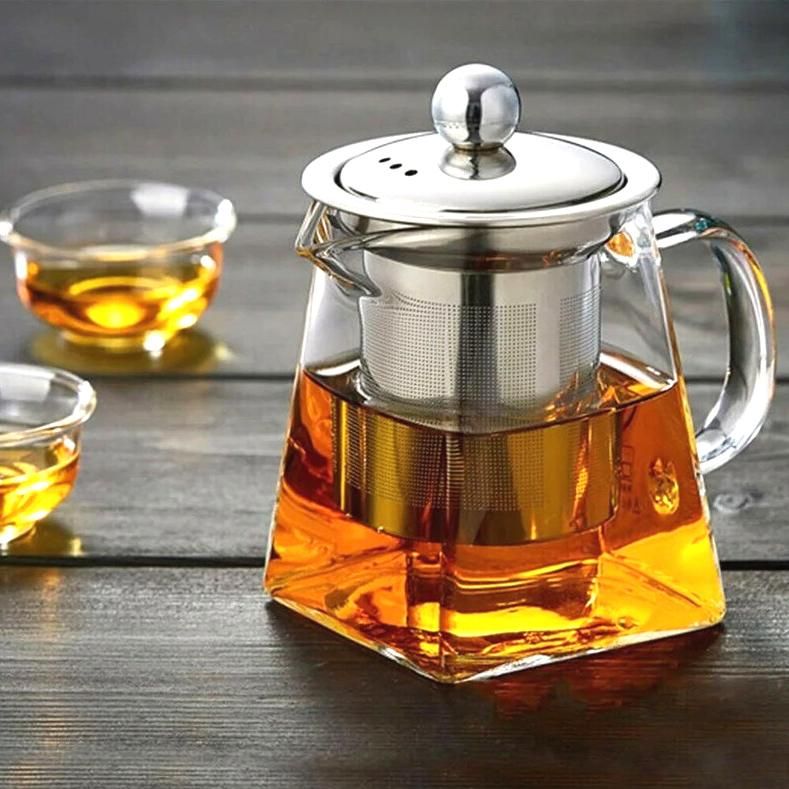 قوری پیرکس کف مربع 950ML ناتالی|قوری، کتری، قهوهساز دستی|بندر انزلی, کارآموزی|دیوار