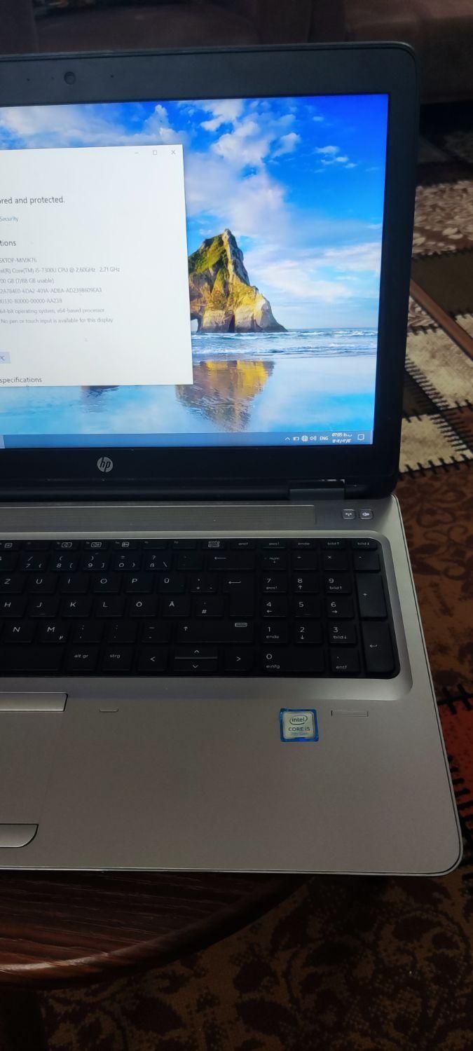 لپ تاپ  hp probook 650 G3 core i5 نسل ۷|رایانه همراه|اصفهان, بهارستان|دیوار