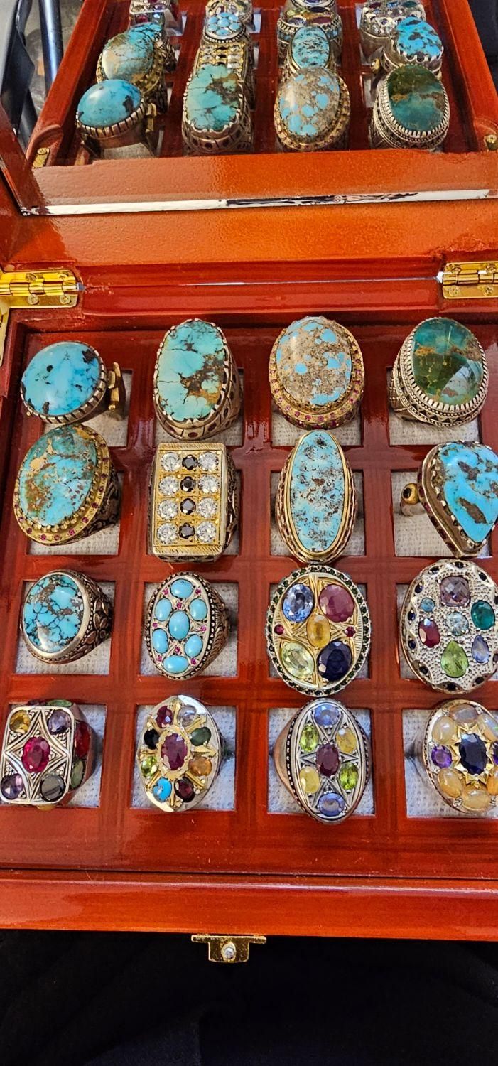 انگشتر نقره دست ساز عیار بالا و تسبیح کلکسیونی|جواهرات|اهواز, نادری|دیوار