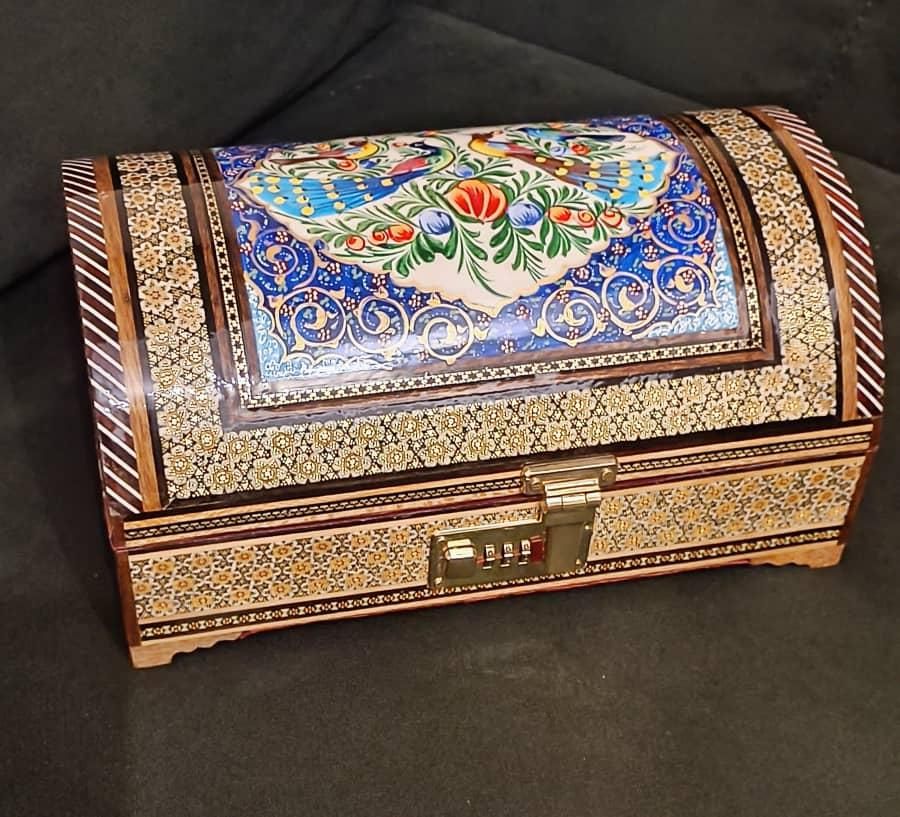 صندوق خاتم کاری|صنایع دستی و سایر لوازم تزئینی|تهران, شاهین|دیوار