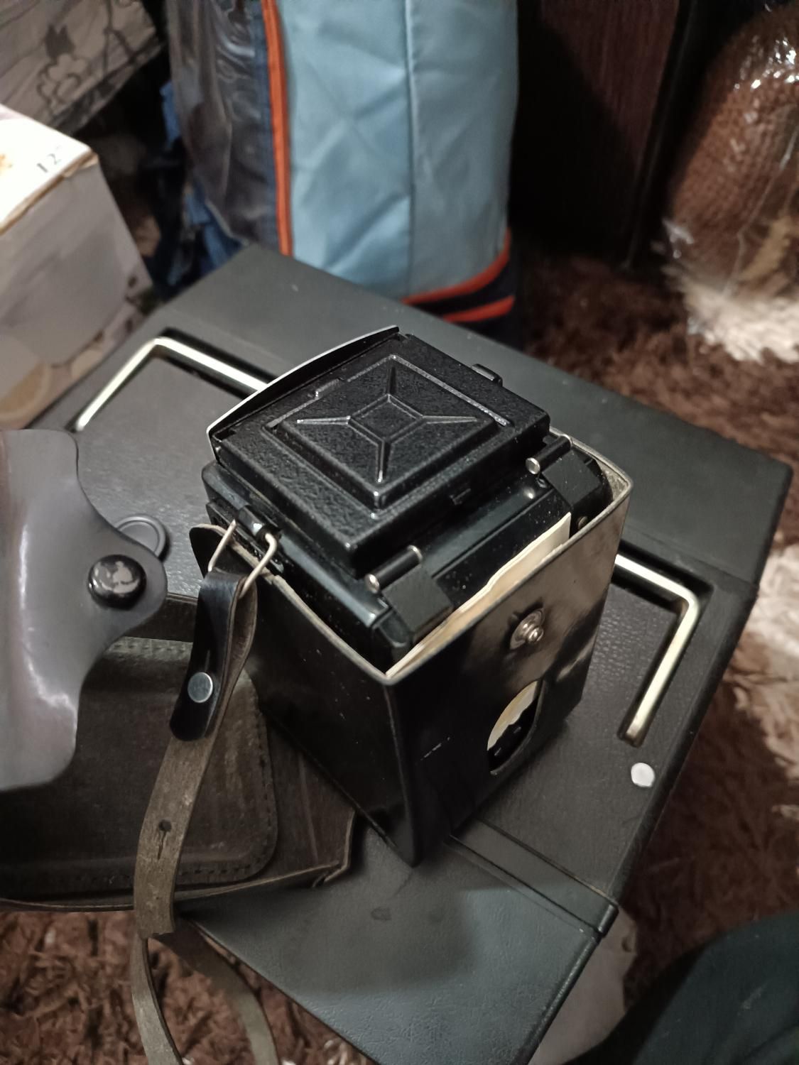 عتیقه قدیمی دوربین عکاسی|کلکسیون اشیاء عتیقه|کازرون, |دیوار