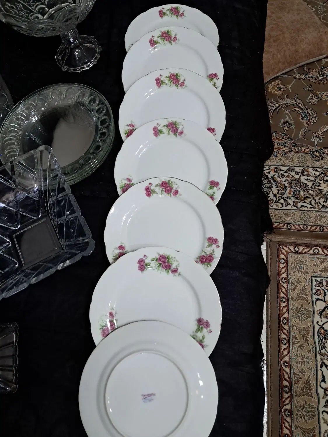 میوه خوری استکان پارچ چینی گلسرخی سرو پذیرای یخدان|ظروف سرو و پذیرایی|اندیشه, اندیشه فاز ۱|دیوار