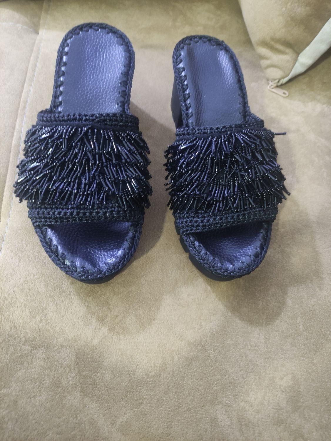 سفارش انواع صندل وکفش دست بافت|کیف، کفش، کمربند|جوانرود, |دیوار