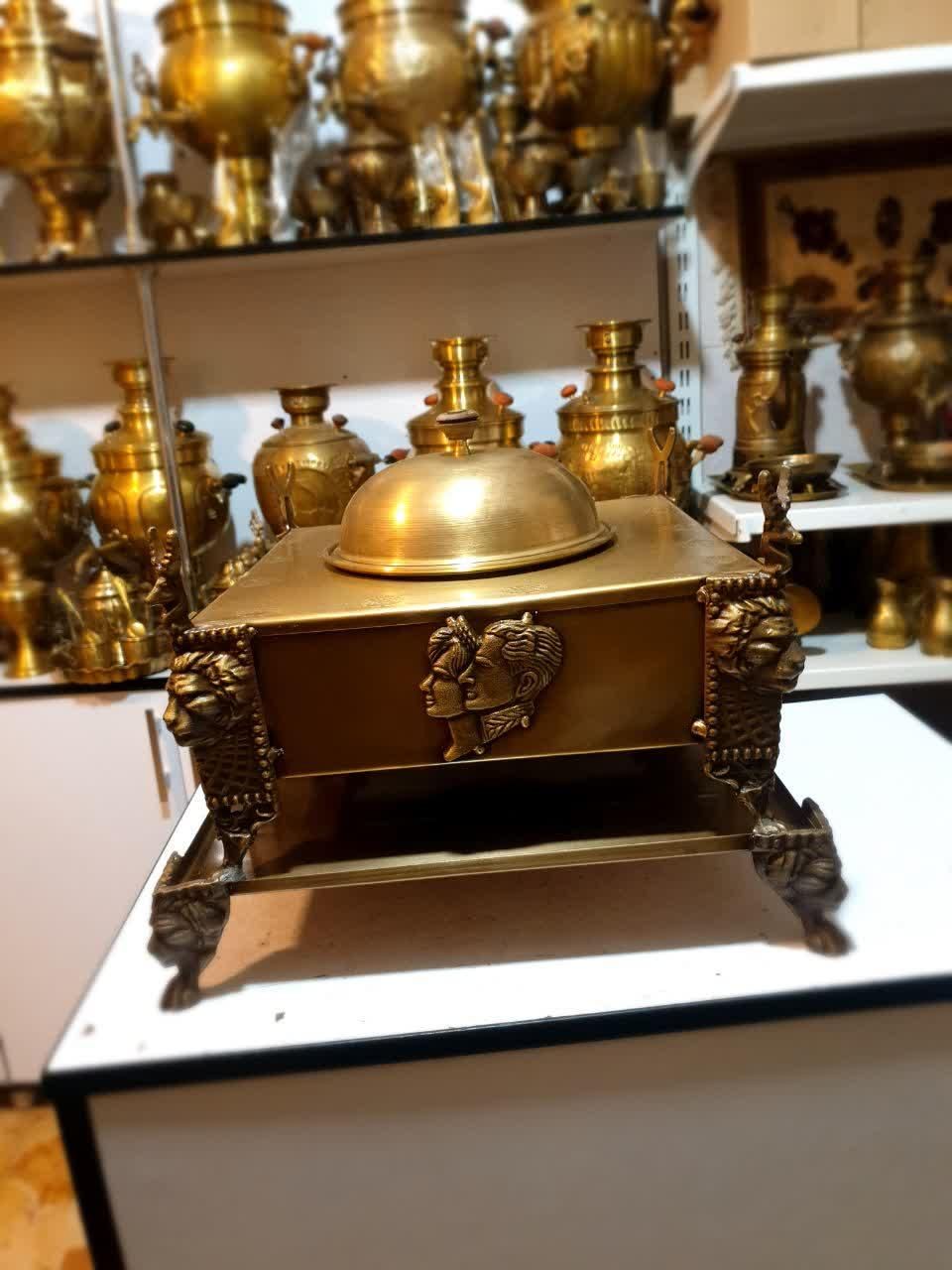 نانو آنتیکی برنجی منقل|صنایع دستی و سایر لوازم تزئینی|ایلام, |دیوار