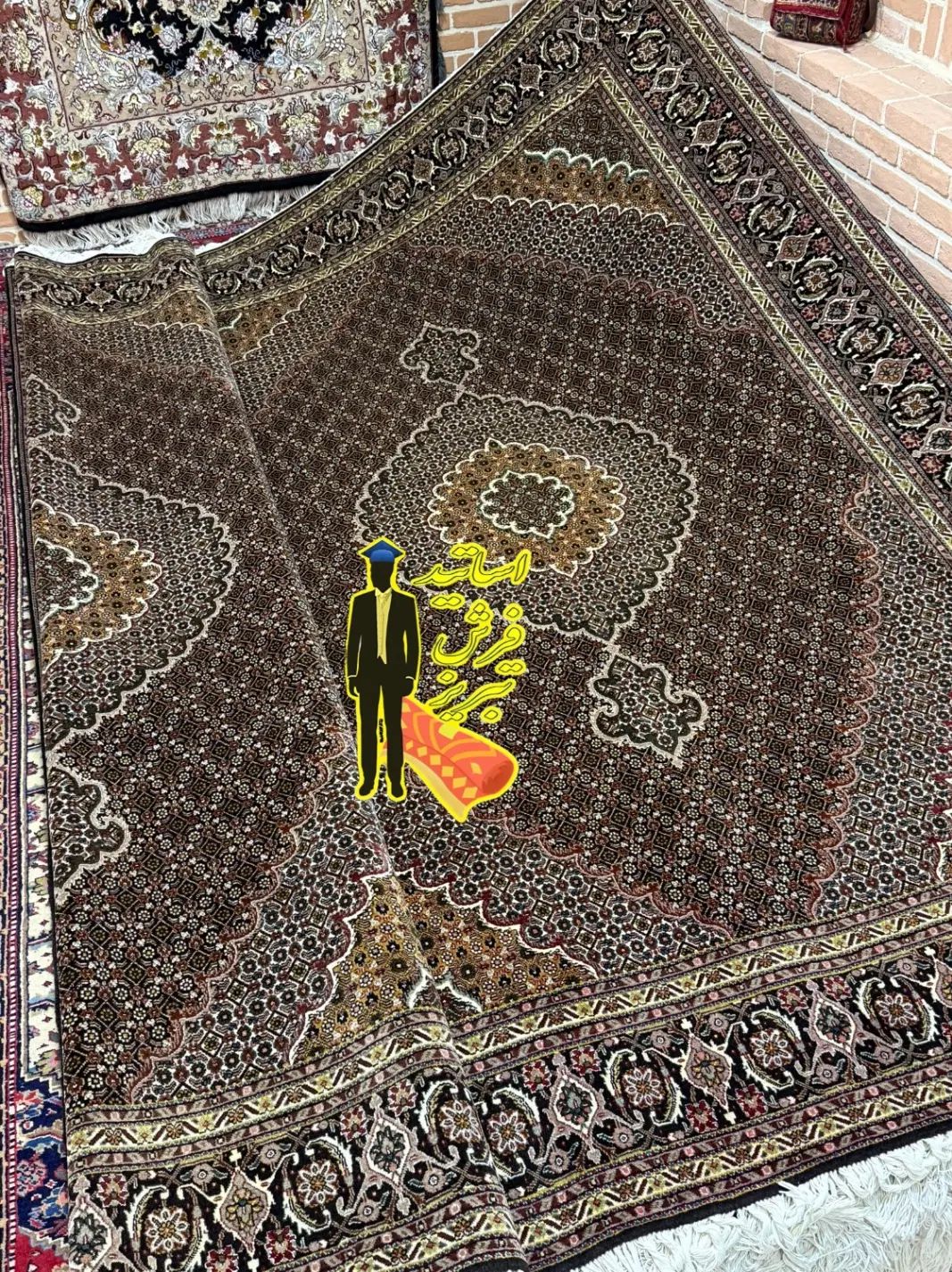 فرش جفت۶متر ماهی۴۵رج تبریز (اقساط بدون بهره)|فرش|تبریز, |دیوار