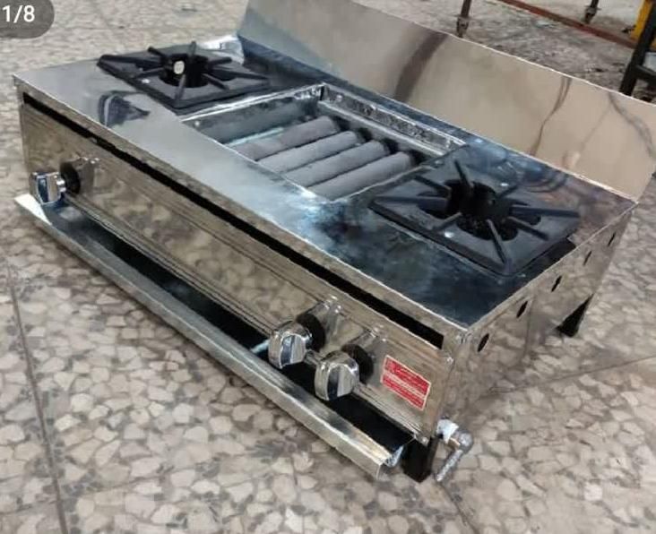 منقل استیل کباب پز و پلو پز دار ابراهیمی|اجاق گاز و لوازم برقی پخت‌وپز|قم, انسجام|دیوار