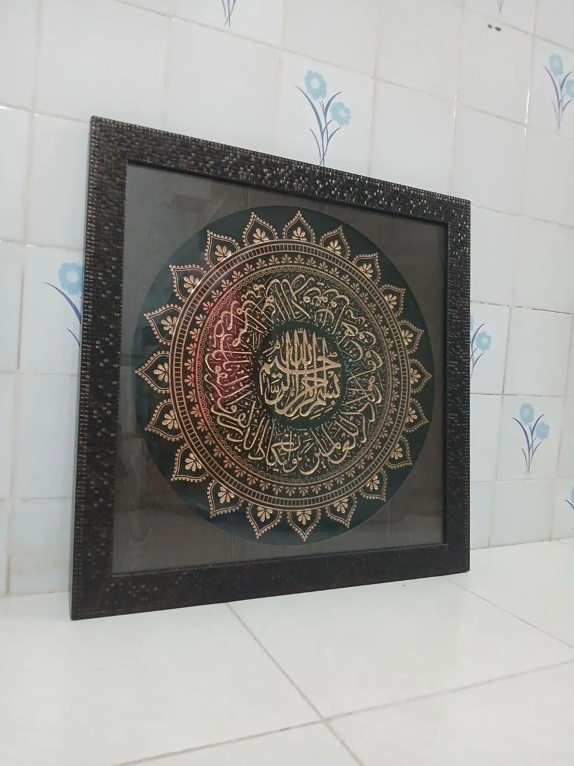 تابلو الماس تراش مسی فوق العاده شیک|صنایع دستی و سایر لوازم تزئینی|اصفهان, مصلی|دیوار
