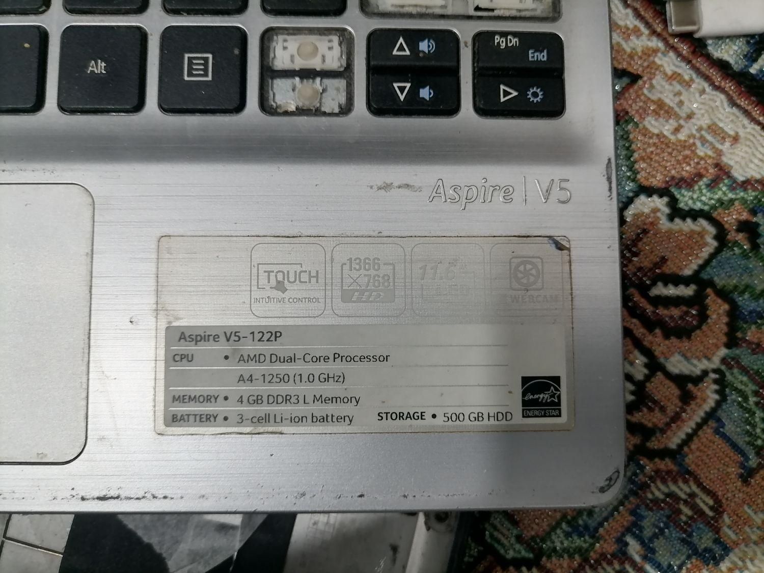 Acer aspire v5-122p/ مادربرد مینی لپ‌تاپ|رایانه همراه|تهران, تهرانپارس شرقی|دیوار