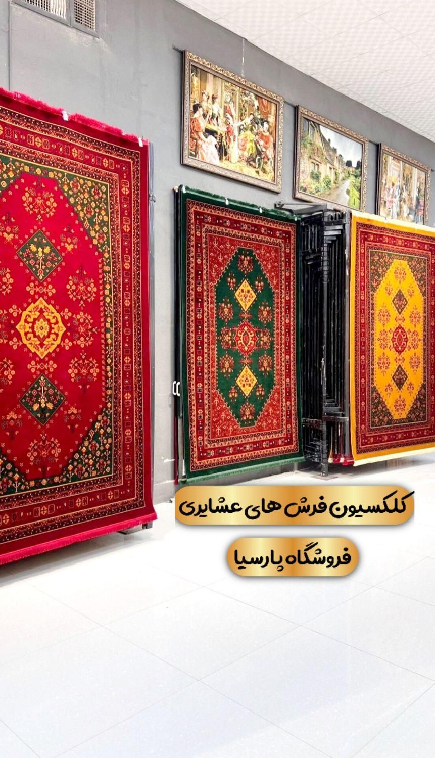 فرش های عشایری کد ۸۹۰ سرمه ای  ۱۲/۹/۶ متری قالیچه|فرش|قم, باجک دو|دیوار
