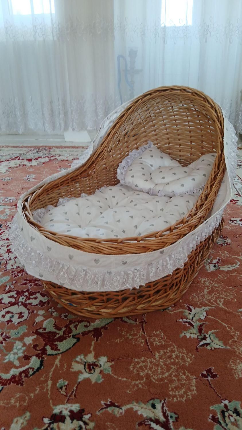 سبد حصیری نوزاد|اسباب و اثاث بچه|ارومیه, |دیوار