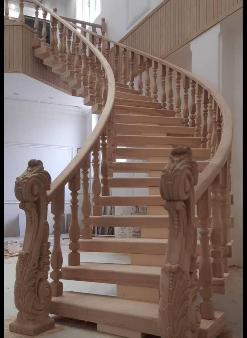 کاور کف پله کنسول دوبلکس گرد نرده چوبی تک محور|خدمات پیشه و مهارت|چهاردانگه (تهران), |دیوار