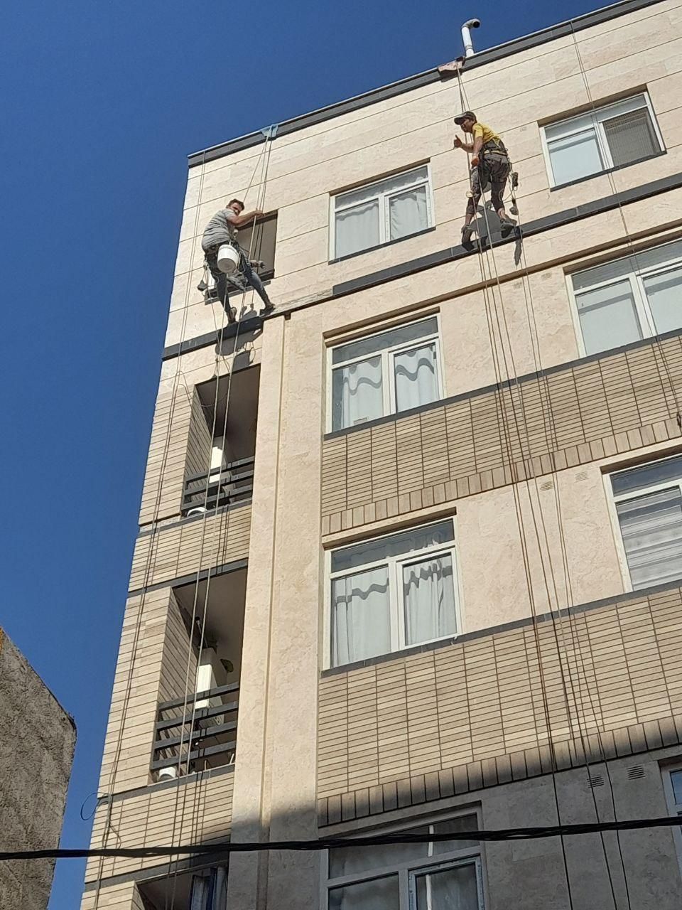 بند باز نما اب بندی ضد اب عایق کاری طناب کاررفع نم|خدمات پیشه و مهارت|نوشهر, |دیوار