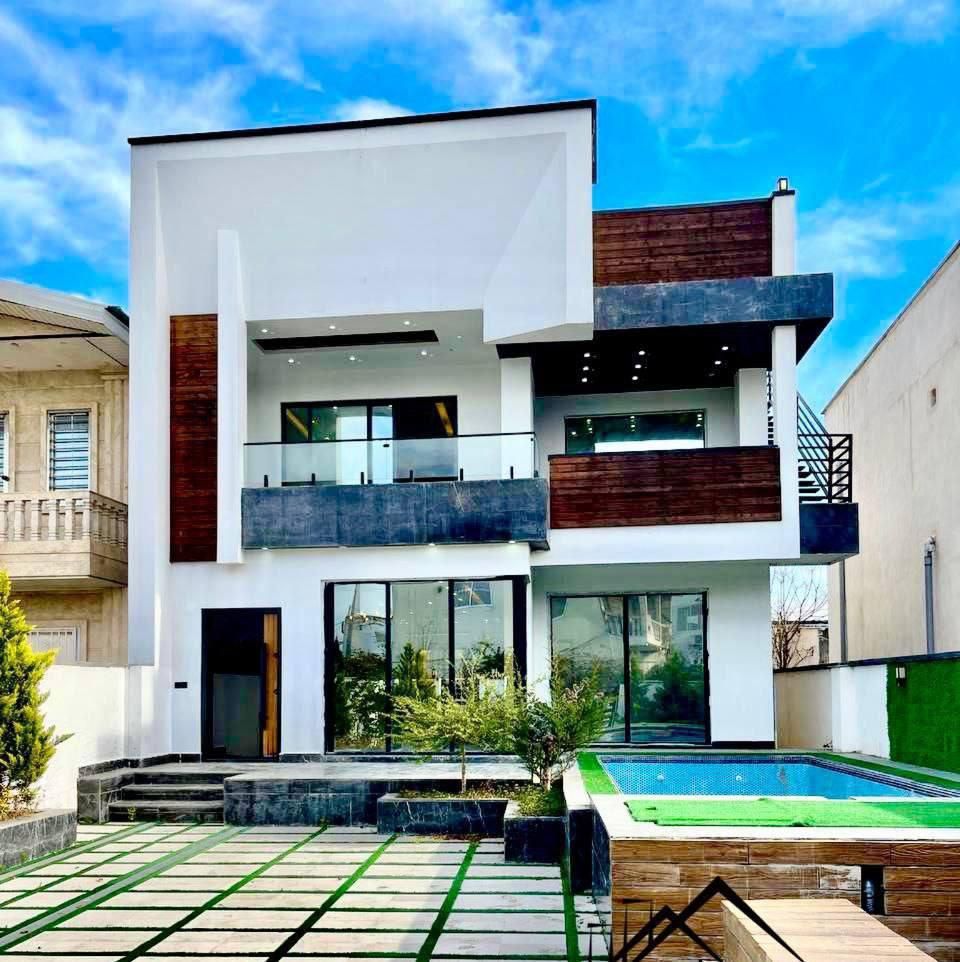 ویلا تریبلکس مدرن با استخر در شهرک تکمیل/سندتکبرگ|فروش خانه و ویلا|خلخال, |دیوار