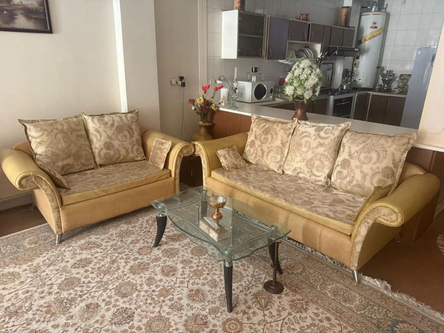 مبل هفت نفره راحتی|مبلمان خانگی و میز عسلی|اصفهان, خوراسگان|دیوار