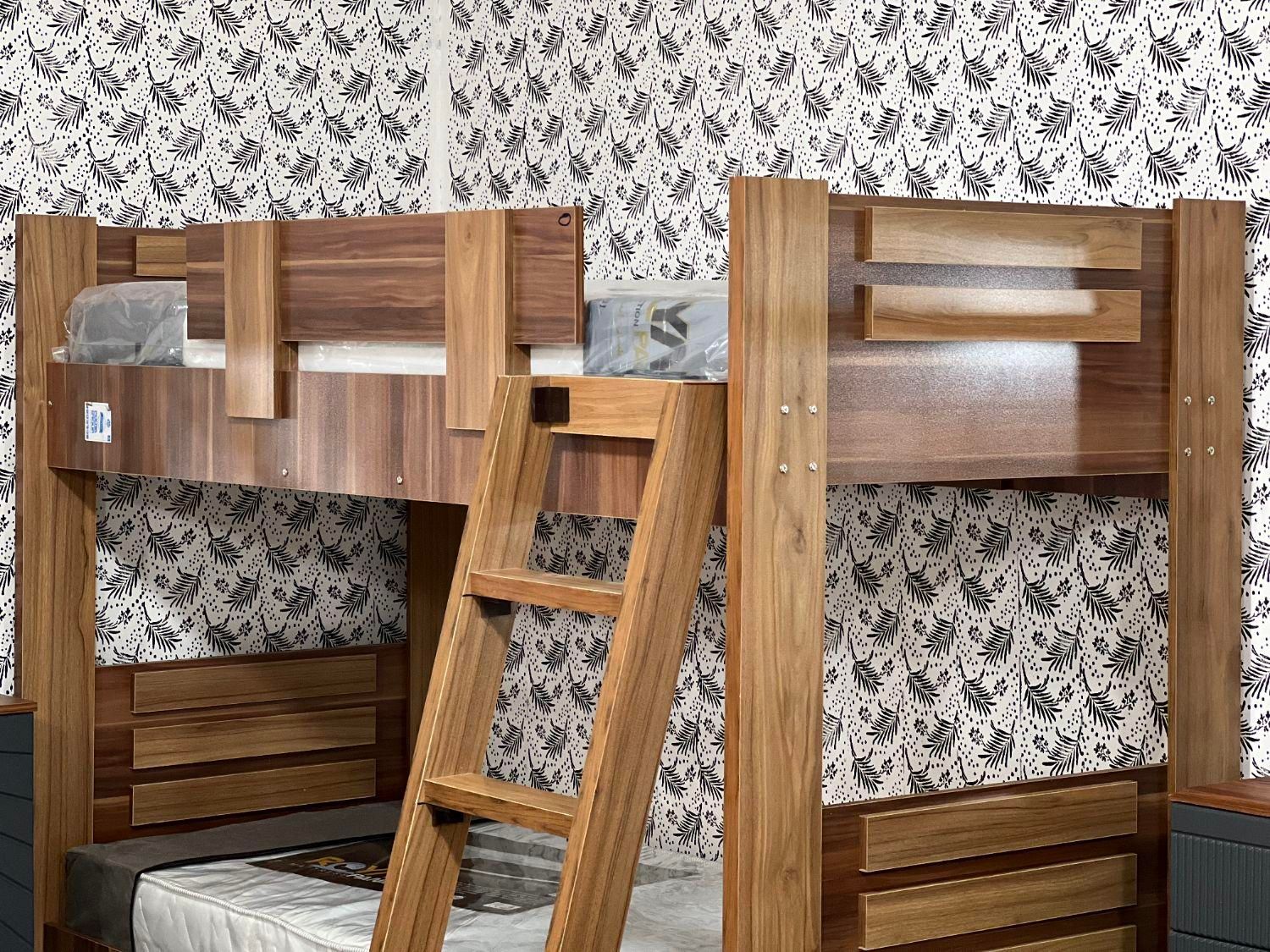 تخت دوطبقه تخت خواب دوطبقه دو طبقه تمام چوب والریا|تخت و سرویس خواب|تهران, شهرک ابوذر|دیوار