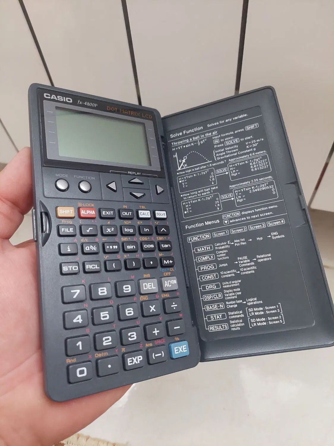 ماشین حساب مهندسی CASIO مدل fx-4800p|لوازم التحریر|رشت, کوی مهر|دیوار