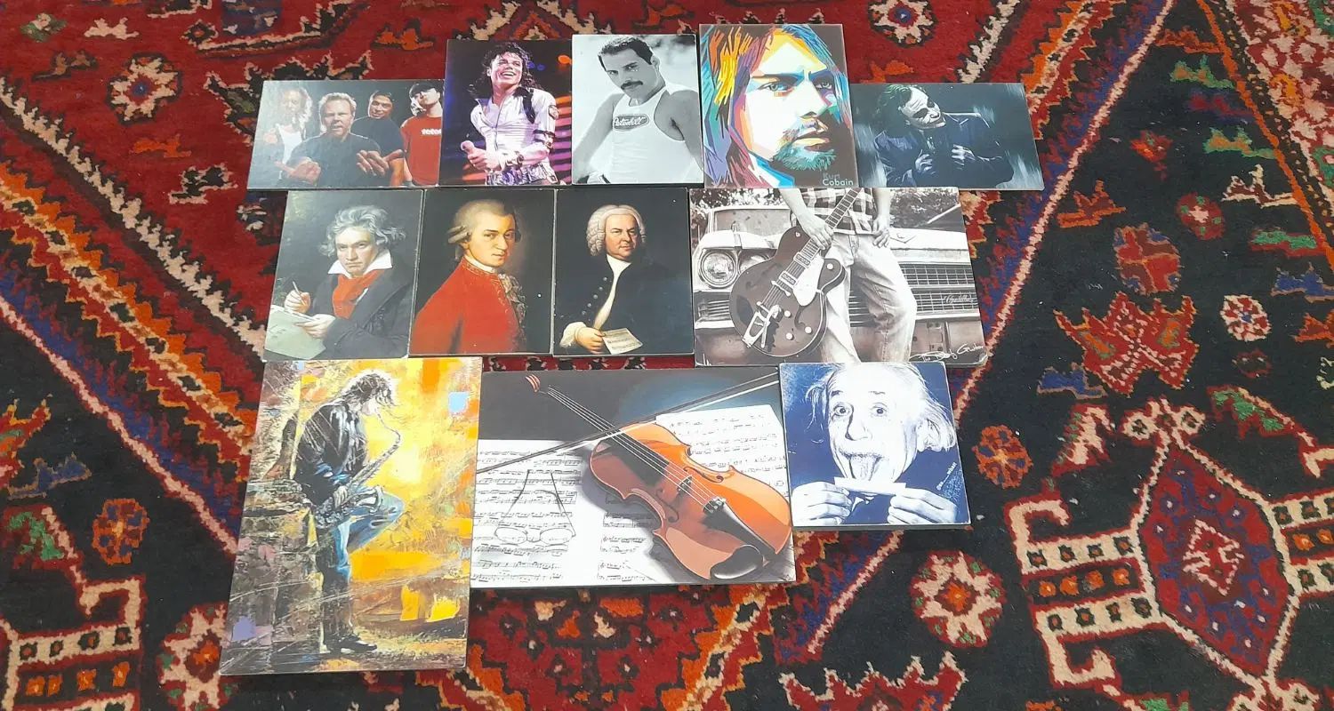 فروش تابلو های بزرگان موسیقی جهان|تابلو، نقاشی، عکس|تهران, جوادیه تهرانپارس|دیوار