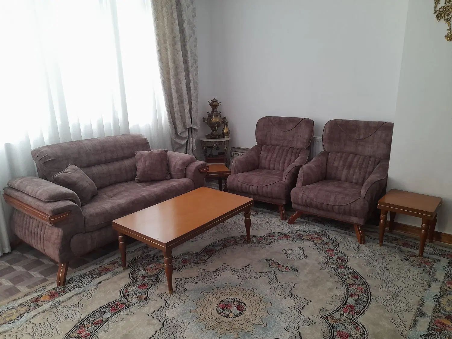 مبل ۷نفره تخت شو سالم بدونه کوچکترین ایراد|مبلمان خانگی و میز عسلی|رباط‌کریم, رباط‌کریم|دیوار